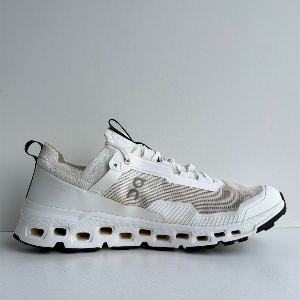 On Cloudultra Mens 14 White Cushion Comfort Trail Running Shoes Mesh Helion - Picture 4 of 10